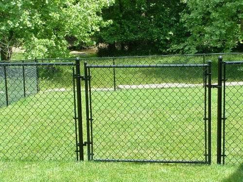 Black Chain Link Fence