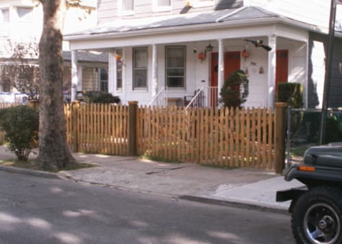 Wood Semi Privacy Fence