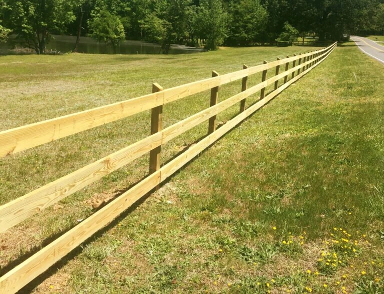 Post and Rail Farm Fencing